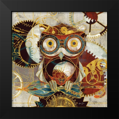 ERICS AUTOMATA I Black Modern Wood Framed Art Print by Yang, Eric