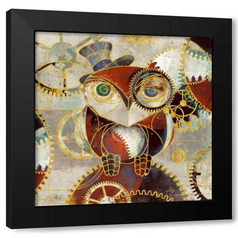 ERICS AUTOMATA II Black Modern Wood Framed Art Print by Yang, Eric