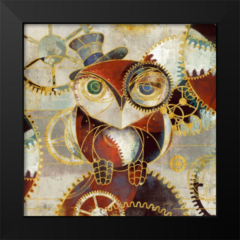 ERICS AUTOMATA II Black Modern Wood Framed Art Print by Yang, Eric
