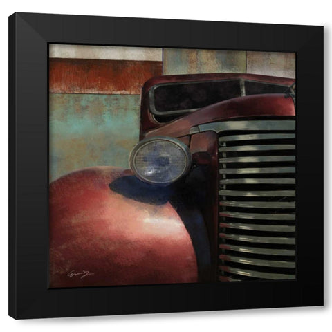 NOSED HOT ROD Black Modern Wood Framed Art Print by Yang, Eric