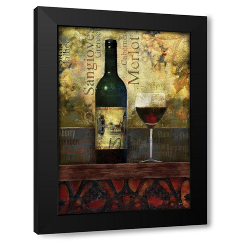 TASTING ROOM I Black Modern Wood Framed Art Print with Double Matting by Yang, Eric