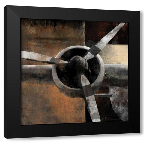 LEADING EDGE IV Black Modern Wood Framed Art Print with Double Matting by Yang, Eric