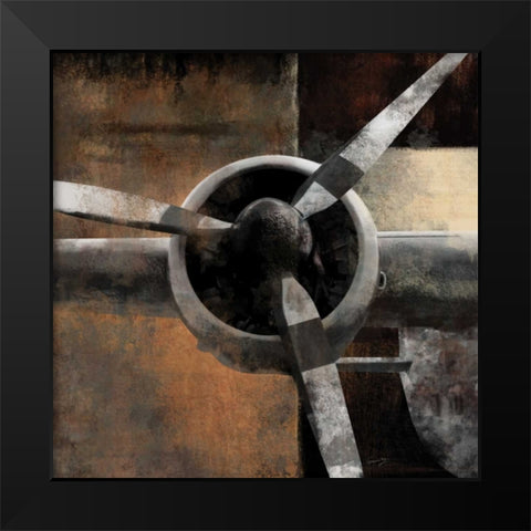 LEADING EDGE IV Black Modern Wood Framed Art Print by Yang, Eric
