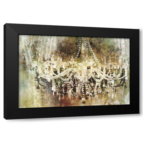 CHANDELIER ART II Black Modern Wood Framed Art Print by Yang, Eric