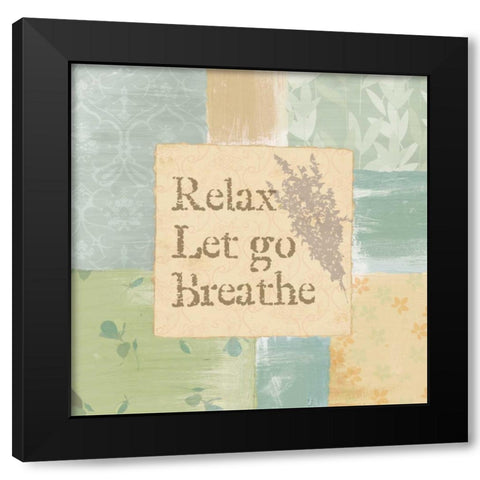 RELAXING TIME II Black Modern Wood Framed Art Print by Ballantyne, Piper