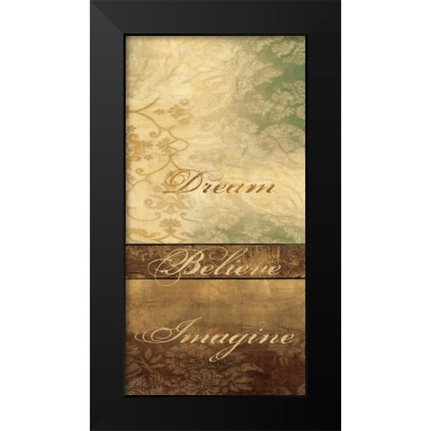 POSITIVE AFFIRMATIONS I Black Modern Wood Framed Art Print by Ballantyne, Piper