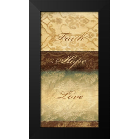 POSITIVE AFFIRMATIONS II Black Modern Wood Framed Art Print by Ballantyne, Piper