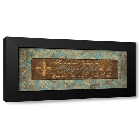 GLORY OF GOD Black Modern Wood Framed Art Print with Double Matting by Ballantyne, Piper