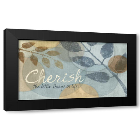 WITH YOUR HEART Black Modern Wood Framed Art Print with Double Matting by Ballantyne, Piper