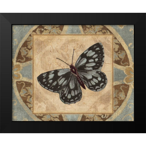 NATURES BUTTERFLY I Black Modern Wood Framed Art Print by Ballantyne, Piper