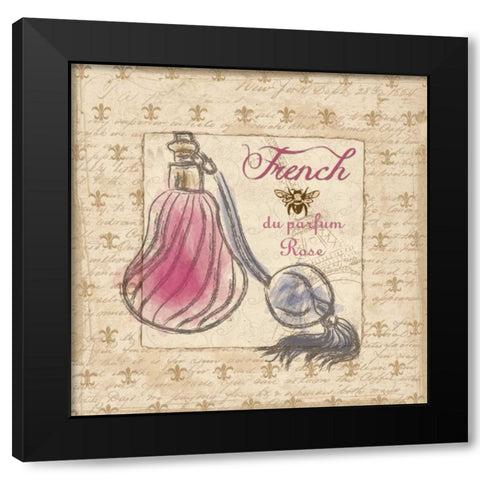 FRENCH PERFUME II Black Modern Wood Framed Art Print with Double Matting by Ballantyne, Piper