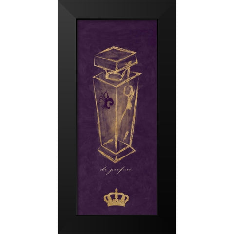 PURPLE DU PARFUM I Black Modern Wood Framed Art Print by Ballantyne, Piper