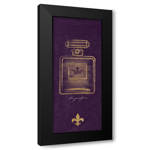 PURPLE DU PARFUM II Black Modern Wood Framed Art Print with Double Matting by Ballantyne, Piper