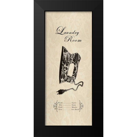 61 ROOM Black Modern Wood Framed Art Print by Ballantyne, Piper