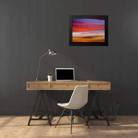 Low angle view of clouds at sunset Black Modern Wood Framed Art Print by Frank, Assaf