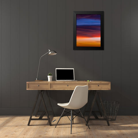Low angle view of clouds at sunset Black Modern Wood Framed Art Print by Frank, Assaf