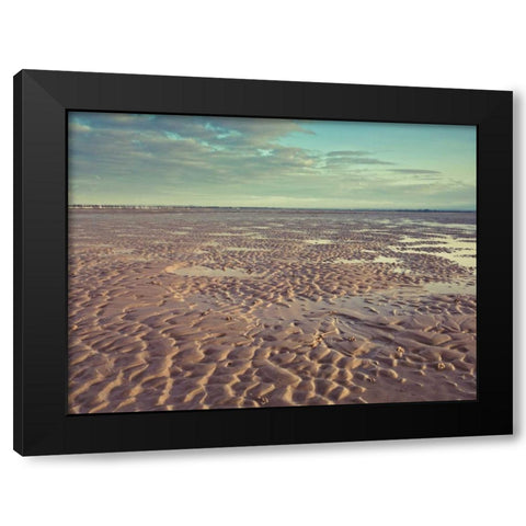 West Wittering beach at sunrise Black Modern Wood Framed Art Print by Frank, Assaf
