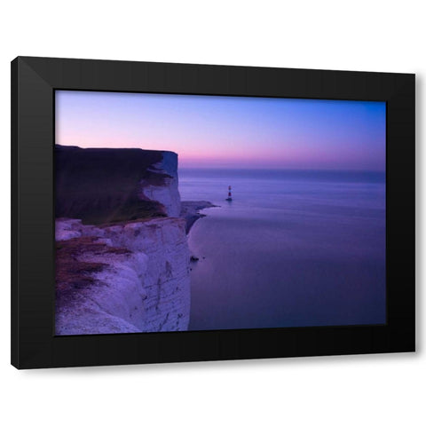 Beachy Head at dawn Black Modern Wood Framed Art Print by Frank, Assaf