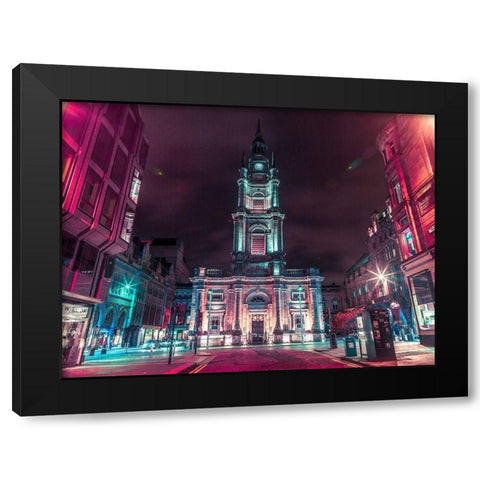St Georges Tron church in Glasgow Black Modern Wood Framed Art Print with Double Matting by Frank, Assaf