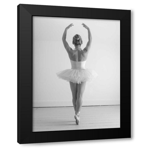 Young female ballerina Black Modern Wood Framed Art Print with Double Matting by Frank, Assaf