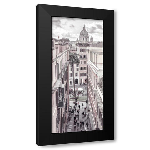 Vatican city with St. Peters Basilica, Rome, Italy Black Modern Wood Framed Art Print by Frank, Assaf