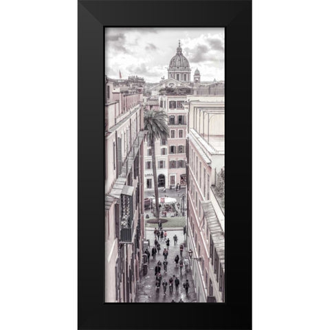 Vatican city with St. Peters Basilica, Rome, Italy Black Modern Wood Framed Art Print by Frank, Assaf