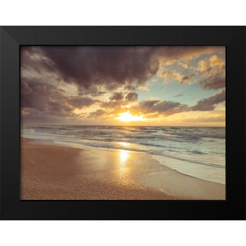 Dead sea, Israel Black Modern Wood Framed Art Print by Frank, Assaf