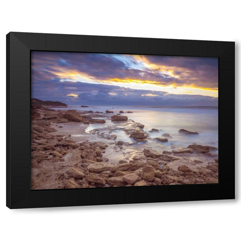 Dead sea, Israel Black Modern Wood Framed Art Print by Frank, Assaf