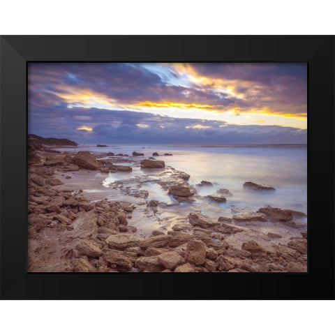 Dead sea, Israel Black Modern Wood Framed Art Print by Frank, Assaf
