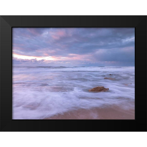 Dead sea, Israel Black Modern Wood Framed Art Print by Frank, Assaf