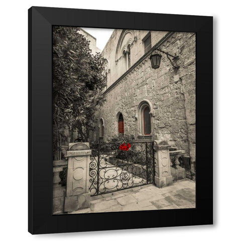 Traditional Maltese house, Mdina, Malta Black Modern Wood Framed Art Print with Double Matting by Frank, Assaf