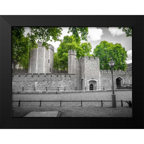 Tower of London, UK Black Modern Wood Framed Art Print by Frank, Assaf