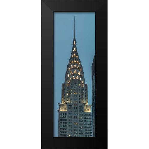 Chrysler Building in New York city Black Modern Wood Framed Art Print by Frank, Assaf