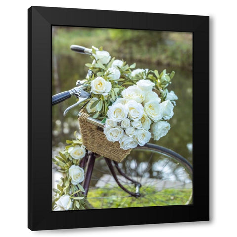 Variety of pulses in a wooden box Black Modern Wood Framed Art Print by Frank, Assaf