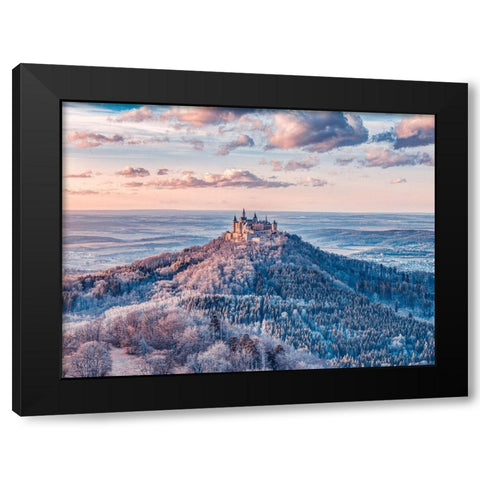Hohenzollern Castle-Germany Black Modern Wood Framed Art Print with Double Matting by Frank, Assaf