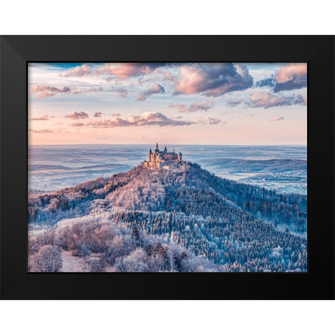 Hohenzollern Castle-Germany Black Modern Wood Framed Art Print by Frank, Assaf