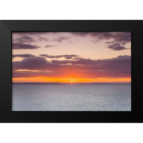 Beautiful sunset, Great Orme, North Wales Black Modern Wood Framed Art Print by Frank, Assaf
