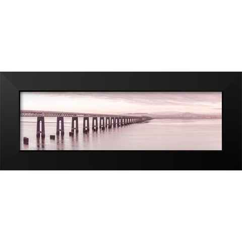 Tay Rail Bridge, Dundee, Scotland,FTBR 1856 Black Modern Wood Framed Art Print by Frank, Assaf