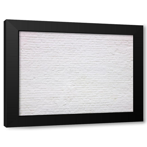 Brickwall Black Modern Wood Framed Art Print by Frank, Assaf