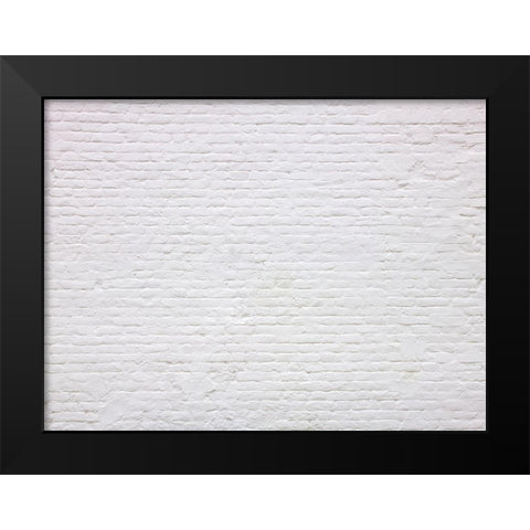 Brickwall Black Modern Wood Framed Art Print by Frank, Assaf