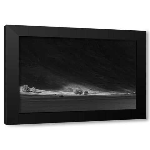 Glen Coe valley-Scotland Black Modern Wood Framed Art Print with Double Matting by Frank, Assaf