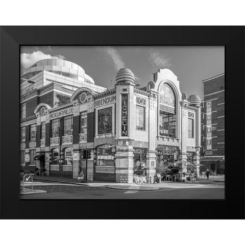 Michelin House-London Black Modern Wood Framed Art Print by Frank, Assaf