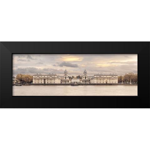 Royal Naval College-Greenwich Black Modern Wood Framed Art Print by Frank, Assaf