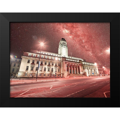 Parkinson Building-Leeds Black Modern Wood Framed Art Print by Frank, Assaf
