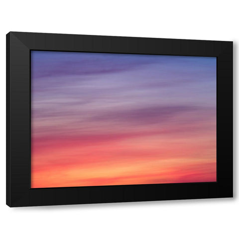 Colourful skies at sunset Black Modern Wood Framed Art Print by Frank, Assaf