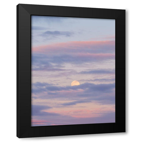 Colourful skies at sunset Black Modern Wood Framed Art Print by Frank, Assaf