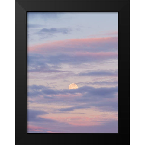 Colourful skies at sunset Black Modern Wood Framed Art Print by Frank, Assaf