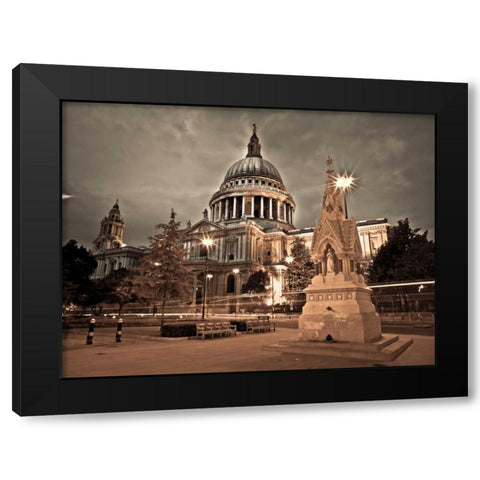 AF20110710 St Pauls 036C05 Black Modern Wood Framed Art Print by Frank, Assaf