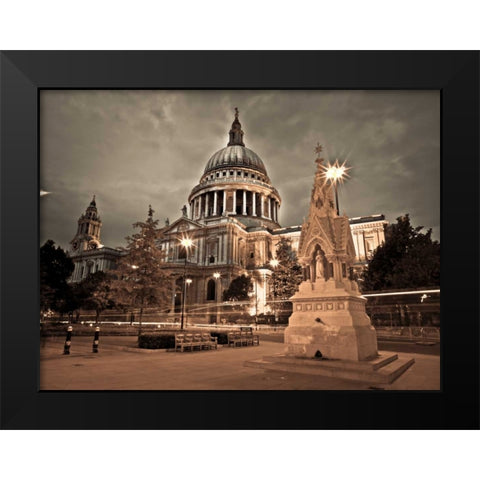 AF20110710 St Pauls 036C05 Black Modern Wood Framed Art Print by Frank, Assaf