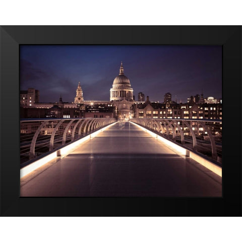 AF20110704 London 153C07 Black Modern Wood Framed Art Print by Frank, Assaf